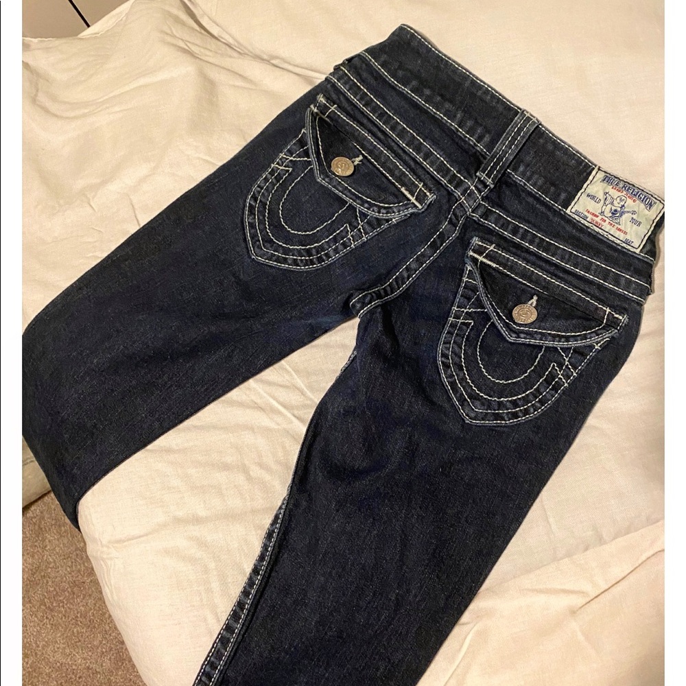 True Religion Skinny Blue Jeans